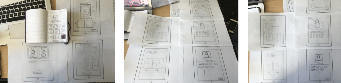 App Wireframe Ideation